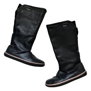 Vivo Barefoot Black Tall Winter Boots